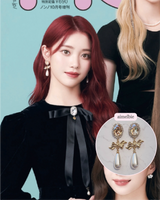 [IVE Leeseo Piercing] Golden Shadow and Ribbon Piercing
