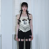 カウボーイキャットスカーフトップ / 0 2 cowboy cat scarf top