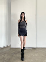 991. リンクドコンビミニスカート