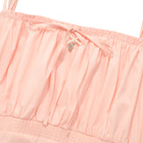 チェリーシャーリングノースリーブミニドレス / CHERRY SHIRRING SLEEVELESS MINI DRESS [PINK]