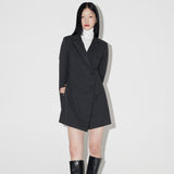 Taylor Mini Jacket Dress [BLACK] (6618900791414)