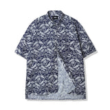 プレイン 1/2 シャツ / PLAIN PAISLEY 1/2 SHIRT NAVY