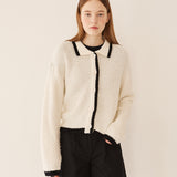 クラシッククランブルカーディガン/Classic crumble cardigan_ivory