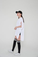 アンフテッドショルダーロング半袖Tシャツ / TOP(7791) Unfooted Shoulder Long Short Sleeve Tee