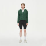 WOOL CROP KNIT CARDIGAN_GREEN (6610811191414)