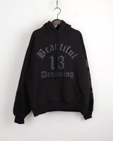 [Brushed lining] Restin overfit hooded t-shirt