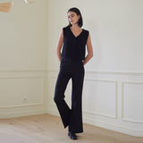 ブーツカットスラックス/BOOTCUT SLACKS (BLACK)