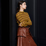 SAMUEL TURTLENECK TEE, LEMON YELLOW+BURGUNDY S/T (6633246556278)