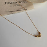 デイリーボールシンプルネックレス/vol Daily Ball Simple Necklace