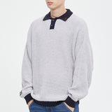 キューブリラックスポロニット/RMTC CLUB RELAX POLO KNIT_LIGHT GREY