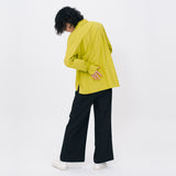 Crinkle Basic Shirts [Lime] (6592017596534)