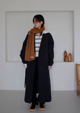 ニットスカーフ/Knitted scarf [ Beige ]
