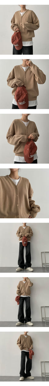 オツVニットカーディガン / Otsu V-Knit Cardigan