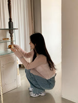 Blossom Mohair Wool Knit Cardigan (5color)