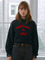 MAISON DE ROLA スウェットシャツ ネイビー
