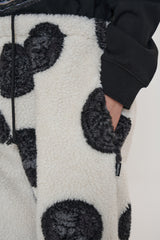 COIN FLEECE BANDING PANTS / IVORY (6600185610358)