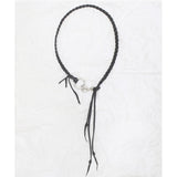 グランジプレートネックレス/grunge plait necklace (2color)