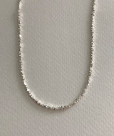 [92.5silver] グリッターぺブルネックレス