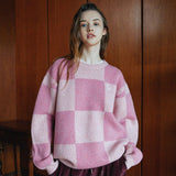 Checkerboard wool knit (6622874304630)