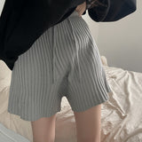 リブドドローストリングショーツ / Ribbed Drawstring Shorts