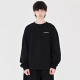 RE:ON LOGO LONG SLEEVE SHIRT (BLACK)