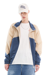 REFLECTIVE WIND BREAKER_NAVY