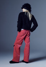ウールジップクロップジャケット / WOOL ZIP CROP JACKET