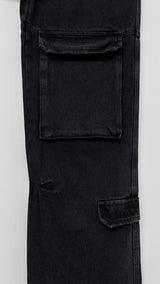 ブロックカーゴパンツ/BLOCK CARGO DENIM