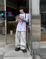 ワンカーゴワイドウォッシングパンツ