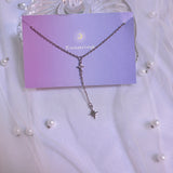 y shape necklace