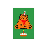 CAKE TIGER RED POST CARD (6538766712950)