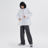 Washed Oxpord Shirt S87 White (6622419353718)