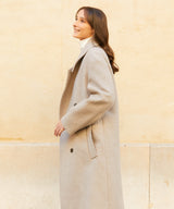 ウールブレンドオーバーサイズロングコート/RCH wool blended oversized long coat gray