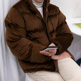 2WAYベルベットショートダウンジャケット / [Unisex] Two-way Velvet Short Down Jacket (11 colors)