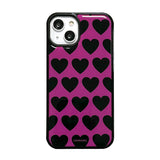 ブラックハートiPhoneケース/black heart case