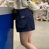 ビスケットナイロンカーゴサマーショートパンツ