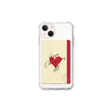 (Card storage case) 1. Love Conquers All phone case_red