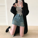 [3color] Stripe sleeveless