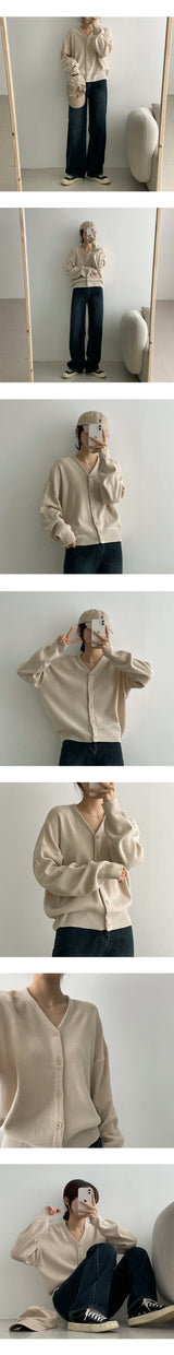 オツVニットカーディガン / Otsu V-Knit Cardigan