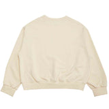Cheerful logo sweat shirt (light yellow) (6684422930550)