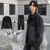 Thurs denim tracker jacket