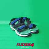 "Flicker Four" QDAP X KITO Green/Navy/Black Sandals (4631382556790)