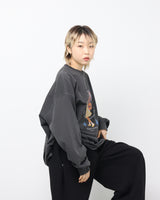 オーバーフィットバタフライピグメントロングスリーブ / Overfit Butterfly Pigment Long Sleeve