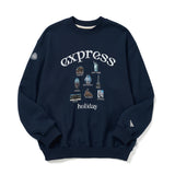 グローバルシチズンスウェットシャツ / Express Holiday Global Citizen Sweatshirt_Navy