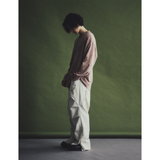 クロスピグメントウォッシュドロングスリーブ / CROSSES PIGMENT WASHED LONG SLEEVE_PK