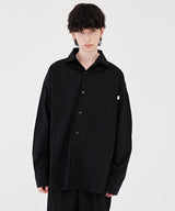 ETHNIC OVERSIZED SHIRT - (BLACK/WHITE/YELLOW)