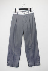 オビカラーマッチングロングスラックス / no.874 obi color matching long slacks (2color)