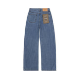 Womans Signature Stud Wide Fit Denim Pants Indigo