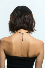 Black rose choker