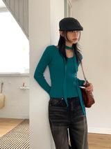 Chiba Vintage Cat Washing Long Wide Denim Pants